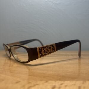Bebe Fashionista Eyeglasses Frames Bordeaux 51-14-130 - Frames Only